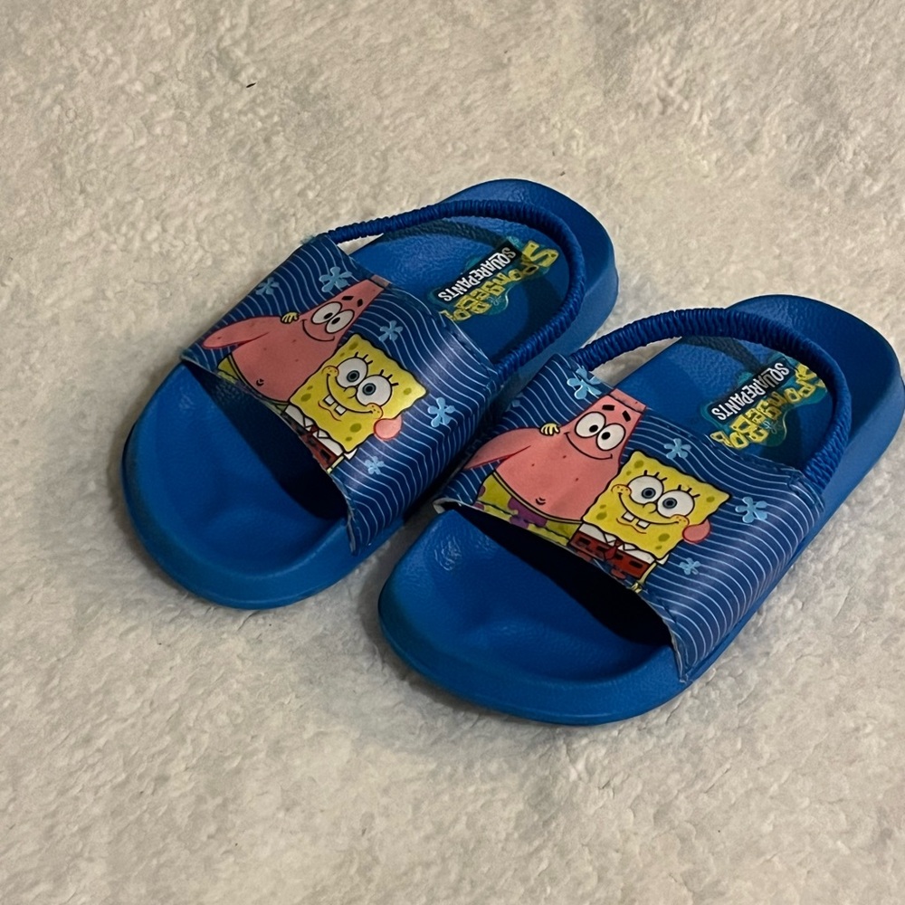 SpongeBob SquarePants Blue Sandals for Summer Fun